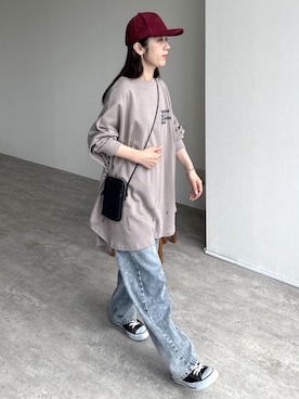 konさん(レディース・154cm)の秋コーディネート