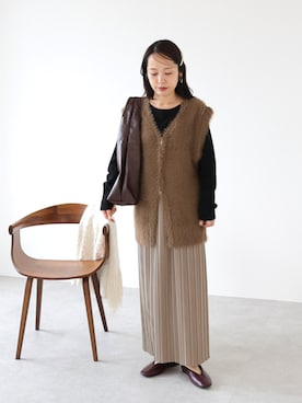 konさん(レディース・154cm)の秋コーディネート