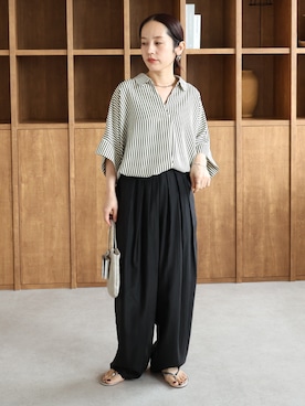 「reca（レカ）のアイテム」を使った、konさん（レディース・154cm）の夏コーディネート