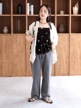 konさん(レディース・154cm)の夏コーディネート