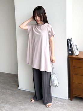 「reca（レカ）のアイテム」を使った、konさん（骨格ナチュラル・レディース・154cm）の夏コーディネート