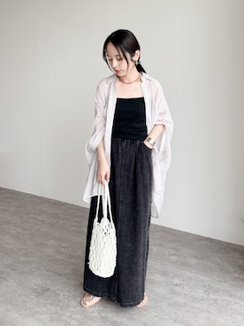 konさん(レディース・154cm)の夏コーディネート