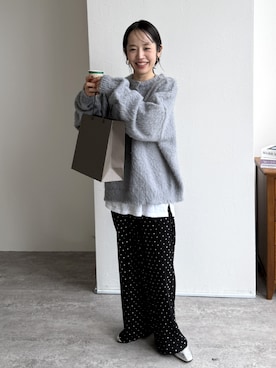 「reca（レカ）のアイテム」を使った、konさん（レディース・154cm）の冬コーディネート