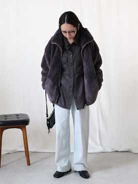 konさん(レディース・154cm)の秋コーディネート