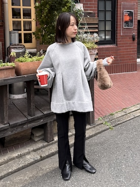 konさん（骨格ナチュラル・レディース・154cm）の秋コーディネート