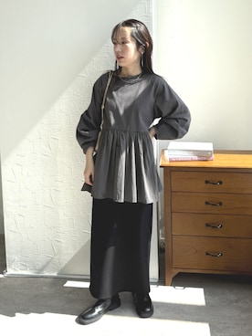 konさん（骨格ナチュラル・レディース・154cm）の秋コーディネート