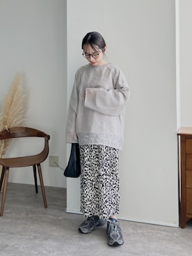 「reca（レカ）のアイテム（その他トップス）」を使った、konさん（レディース・153cm）の秋コーディネート