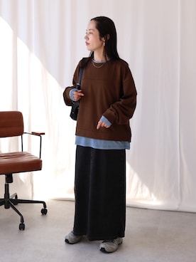 「reca（レカ）のアイテム」を使った、konさん（レディース・154cm）の秋コーディネート