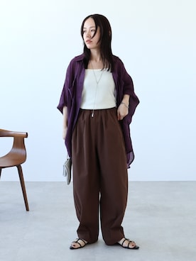 konさん(レディース・154cm)の夏コーディネート
