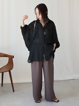「reca（レカ）のアイテム」を使った、konさん（レディース・154cm）の夏コーディネート