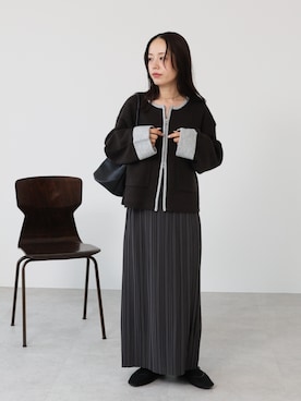「reca（レカ）のアイテム」を使った、konさん（レディース・154cm）の秋コーディネート