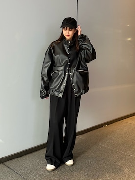 「Lui's（ルイス）のアイテム（帽子）」を使った、mayさん（レディース・164cm）の夏コーディネート