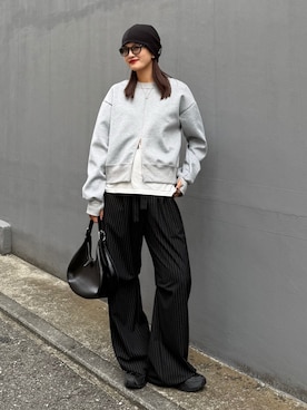 「アイテム（Tシャツ/カットソー）」を使った、mayさん（レディース・164cm）の秋コーディネート