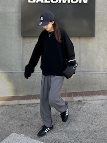 Lui's（ルイス）の「クロップドクルーネックニット（ニット/セーター