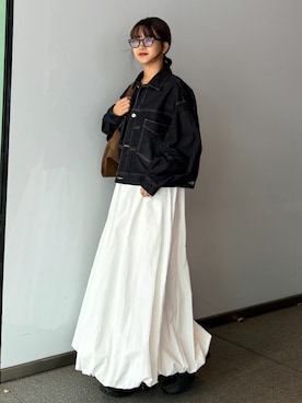 「アイテム（テーラードジャケット）」を使った、mayさん（レディース・164cm）の秋コーディネート