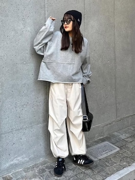 「アイテム（ファッション雑貨）」を使った、mayさん（レディース・164cm）の秋コーディネート