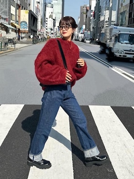 「アイテム（ファッション雑貨）」を使った、mayさん（レディース・164cm）の春コーディネート