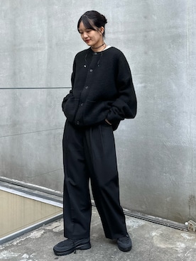 「アイテム（リング）」を使った、mayさん（レディース・164cm）の冬コーディネート