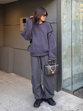 「ニット/セーター」｜mayさん（レディース・164cm）の冬コーディネート