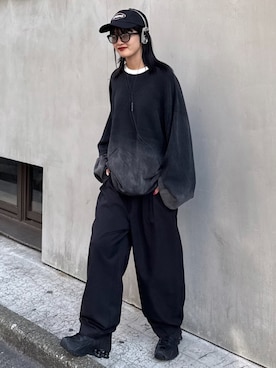 「アイテム（キャップ）」を使った、mayさん（レディース・164cm）の秋コーディネート