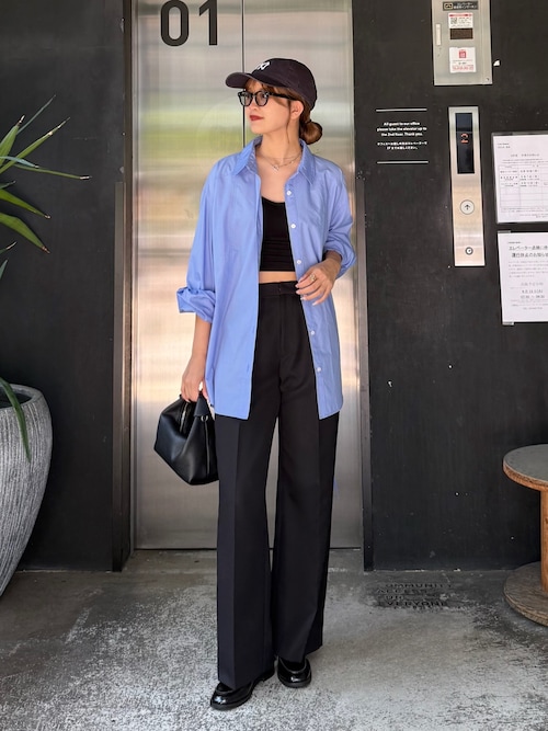 袖ボリュームスリーブ前あきシャツ（シャツ/ブラウス）｜Lui 