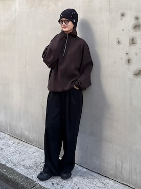 「アイテム（サングラス）」を使った、mayさん（レディース・164cm）の秋コーディネート