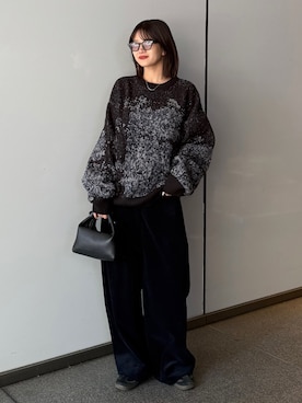 「アイテム（サングラス）」を使った、mayさん（レディース・164cm）の秋コーディネート