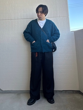 「アイテム（キーケース/キーアクセサリー）」を使った、しょう/ SHOさん（メンズ・162cm）の秋コーディネート