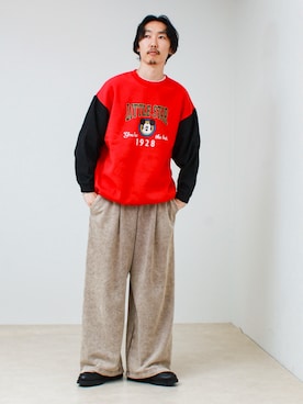 須山さん(メンズ・177cm)の秋コーディネート