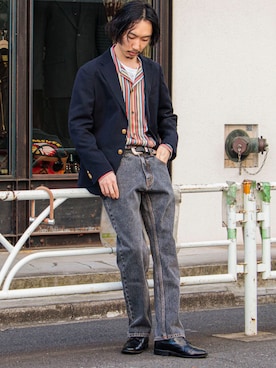 須山さん（メンズ・177cm）の冬コーディネート