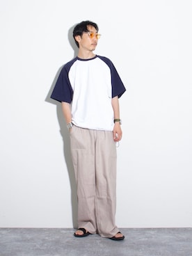 須山さん（メンズ・177cm）の夏コーディネート