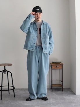 須山さん（メンズ・177cm）の冬コーディネート