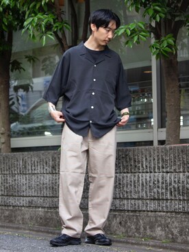 須山さん(メンズ・177cm)の春コーディネート