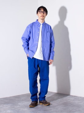 「SMITH'S AMERICAN（スミスアメリカン）のアイテム」を使った、須山さん（メンズ・177cm）の春コーディネート