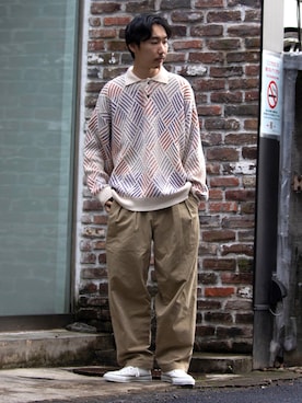 須山さん(メンズ・177cm)の秋コーディネート