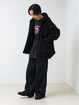 須山さん(メンズ・177cm)の秋コーディネート
