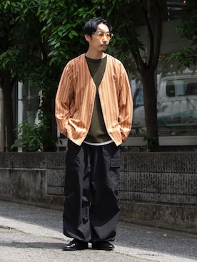 須山さん（メンズ・177cm）の春コーディネート