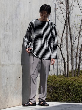 須山さん（メンズ・177cm）の春コーディネート