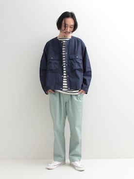 須山さん(メンズ・177cm)の春コーディネート