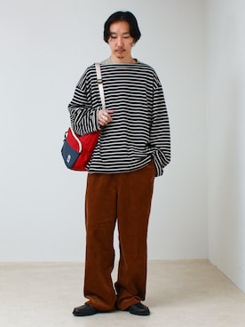須山さん(メンズ・177cm)の夏コーディネート