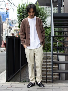 須山さん（メンズ・177cm）の秋コーディネート