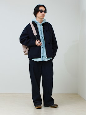 須山さん(メンズ・177cm)の夏コーディネート