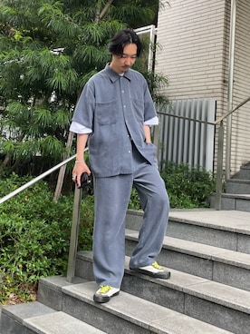 須山さん（メンズ・177cm）の夏コーディネート