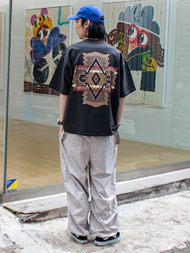 須山さん(メンズ・177cm)の夏コーディネート