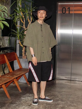 須山さん（メンズ・177cm）の春コーディネート