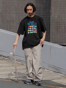 須山さん(メンズ・177cm)の春コーディネート