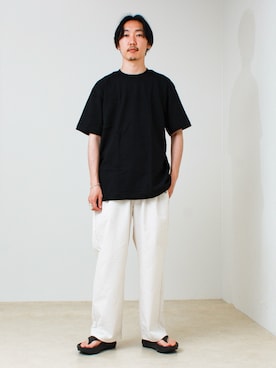 須山さん(メンズ・177cm)の春コーディネート