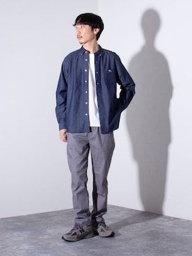 須山さん（メンズ・177cm）の冬コーディネート