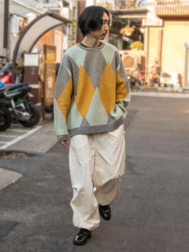 須山さん（メンズ・177cm）の冬コーディネート