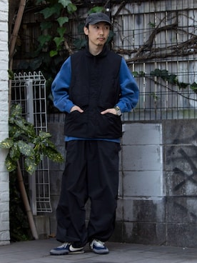 須山さん(メンズ・177cm)の秋コーディネート